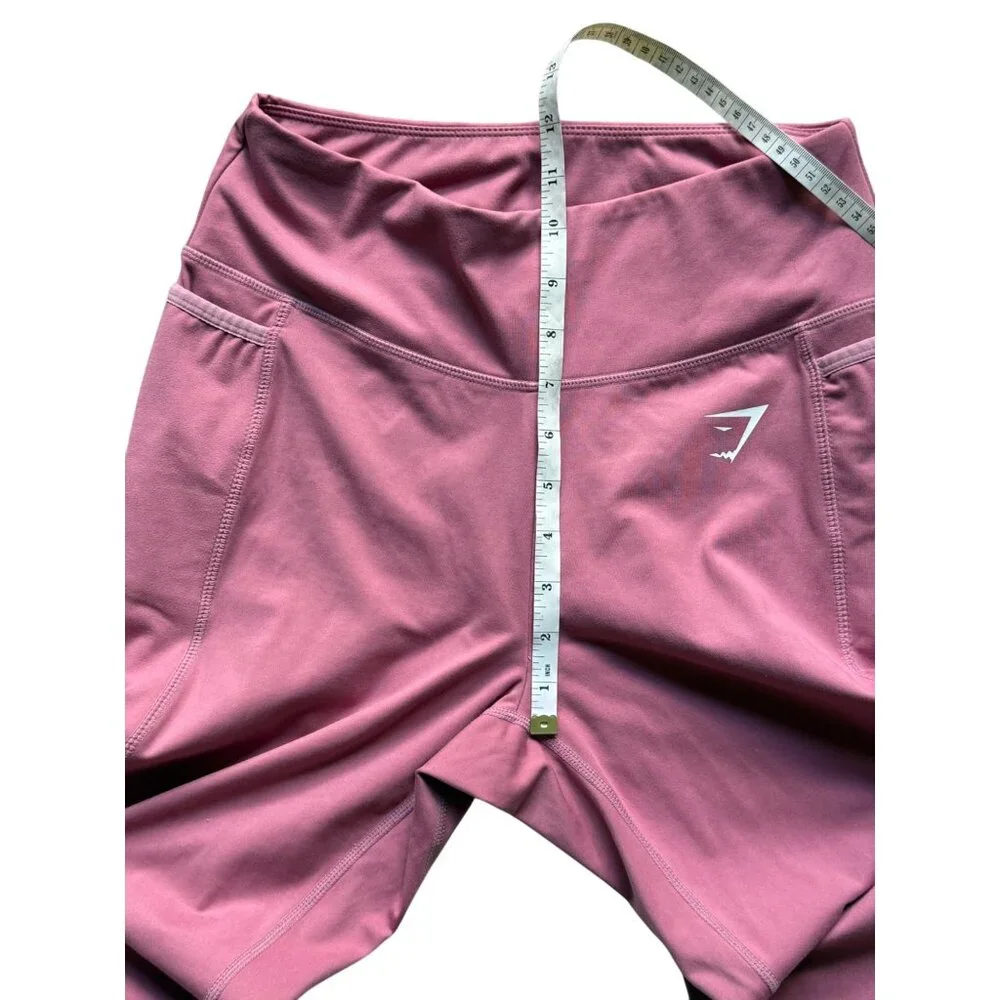 Gymshark Womens High-Waisted Dry Moisture Dreamy Leggings Size M Pink Bubblegum - Picture 11 of 15